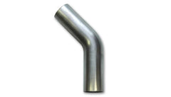 Vibrant 3.5in O.D. T304 SS 45 deg Mandrel Bend 6in x 6in leg lengths (5.5in Centerline Radius) - Circuit Hero