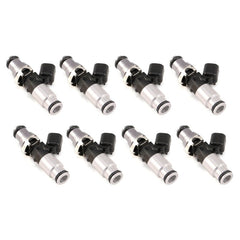 Injector Dynamics 1750-XDS - 60mm Length - 14mm Grey Top - Silver Bottom Adapt (Set of 8) - Circuit Hero