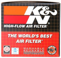 K&N Universal Chrome Filter 2.063in Flange ID x 3.5in Base OD x 2in Top OD x 4in H - Circuit Hero
