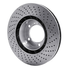 DFC 09-23 Porsche 718 Boxster Left Front Drilled Brake Rotor - Circuit Hero