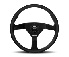 Momo MOD78 Steering Wheel 320 mm - Black Leather/Black Spokes - Circuit Hero