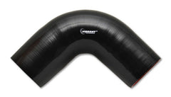 Vibrant 4 Ply Reinforced Silicone Elbow Connector - 2in I.D. - 90 deg. Elbow (BLACK) - Circuit Hero