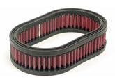K&N Custom Filter Oval Length 6.125in I/S /7in O/S x Width 3.625in I/S/ 4.5in O/S x Height 1.75in - Circuit Hero