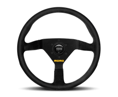 Momo Competition Steering Wheel 350 mm - Black AirLeather/Black Spokes - Circuit Hero