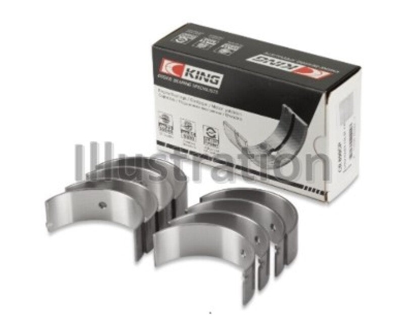 King Subaru EJ20/EJ22/EJ25 (Including Turbo) Silicone Bi-Metal Alum Rod Bearing Set - Size STD - Circuit Hero