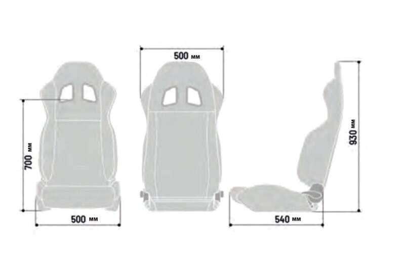Sparco Seat R100 Black/Blu - Circuit Hero