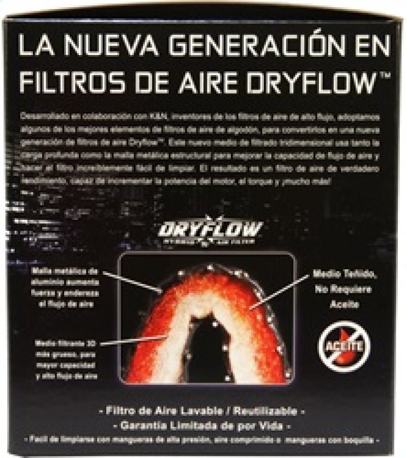 AEM 5.5in Base OD x 4.75in Top OD x 5in Height Conical Dryflow Air Filter - Circuit Hero