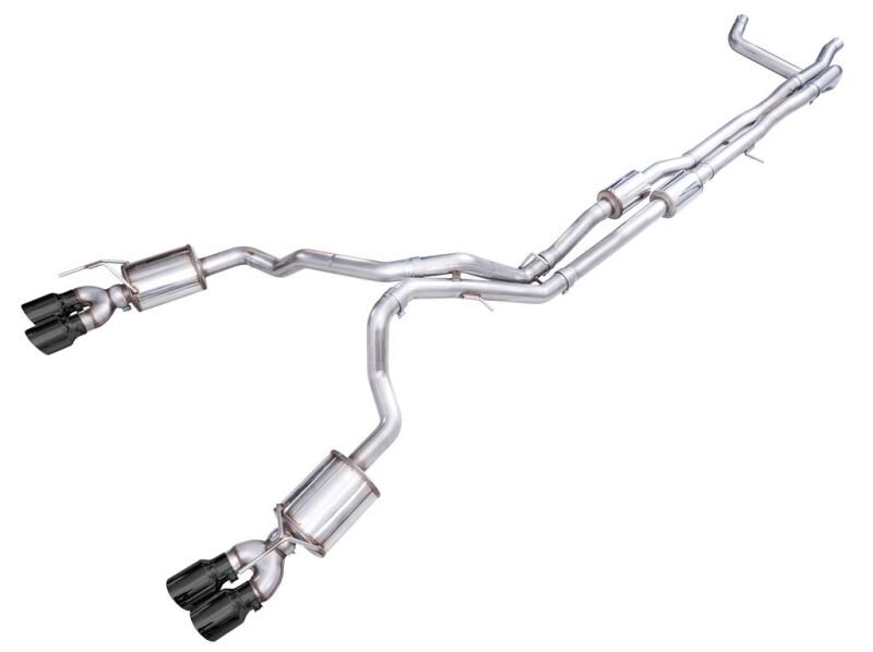 AWE 2021+ Chevy Suburban/GM Yukon XL 6.2L 0FG Edition Cat Back Exhaust - Quad Diamond Chrome Tips - Circuit Hero