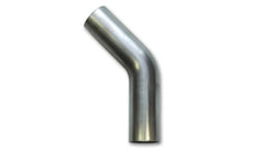 Vibrant 3.5in O.D. T304 SS 45 deg Mandrel Bend 6in x 6in leg lengths (5.5in Centerline Radius) - Circuit Hero