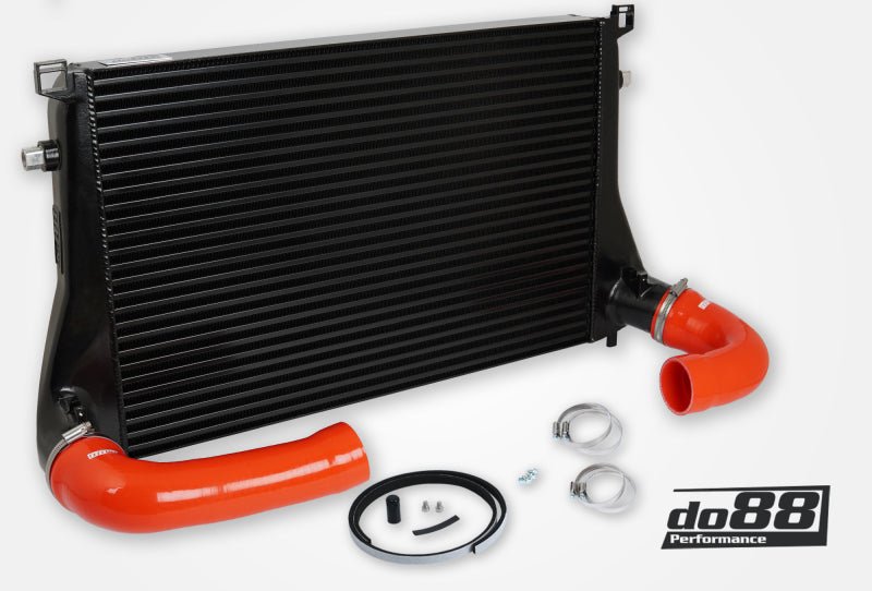 do88 Audi/Seat/Skoda/Volkswagen 1.8T/2.0T (MQB) Intercooler w/Red Hoses - Circuit Hero