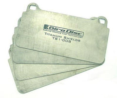 GiroDisc Porsche 911 Carrera (991.2) w/PCCB Rear Titanium Pad Shields - Circuit Hero