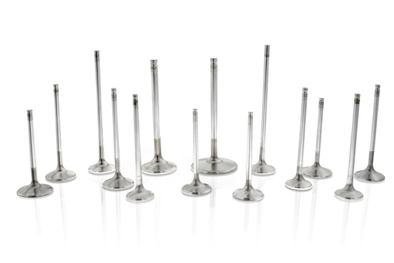 Ferrea Mitsubishi 4B11T 29mm 5.46mm 105.90mm 25 Deg Flo Stk Sgl Grv Super Alloy Exh Valve - Set of 8 - Circuit Hero