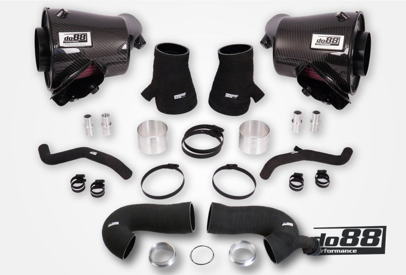 do88 2020+ Porsche 911 Turbo/Turbo S (992.1) Induction System w/80mm Outlet & Turbo Inlet Hoses - Circuit Hero