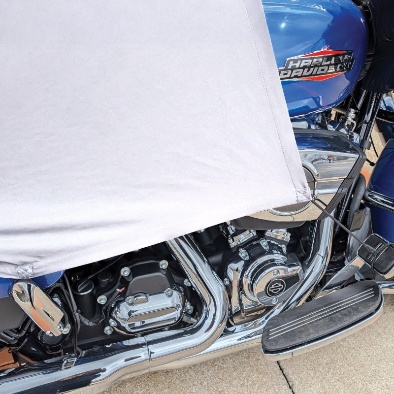 DEI Motorcycle Seat Shade w/Hooks/Straps/Storage Bag - Circuit Hero
