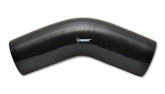 Vibrant 45 Degree Silicone Elbow 1.625in ID x 5.00in Leg Length - Black - Circuit Hero
