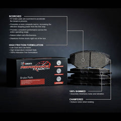 R1 03-05 Subaru WRX Front Track/Street Brake Pads - Circuit Hero