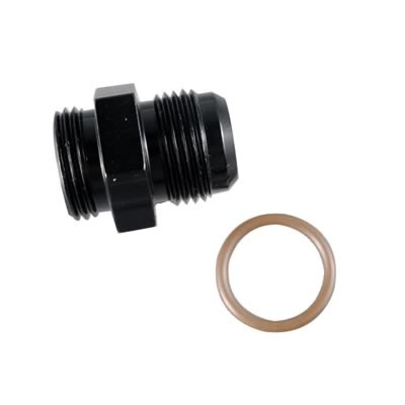 Fragola -6AN x 9/16-18 (6) Radius Fitting O-Ring - Black - Circuit Hero