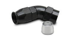 Vibrant 1 Piece PFTE Hose End -16 AN 45 Degree - Circuit Hero