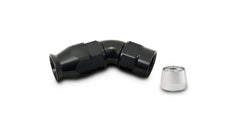 Vibrant 1 Piece PFTE Hose End -16 AN 45 Degree - Circuit Hero