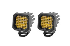 Diode Dynamics Stage Series C1 LED Pod Sport - Yellow Wide Standard ABL (Pair) - Circuit Hero