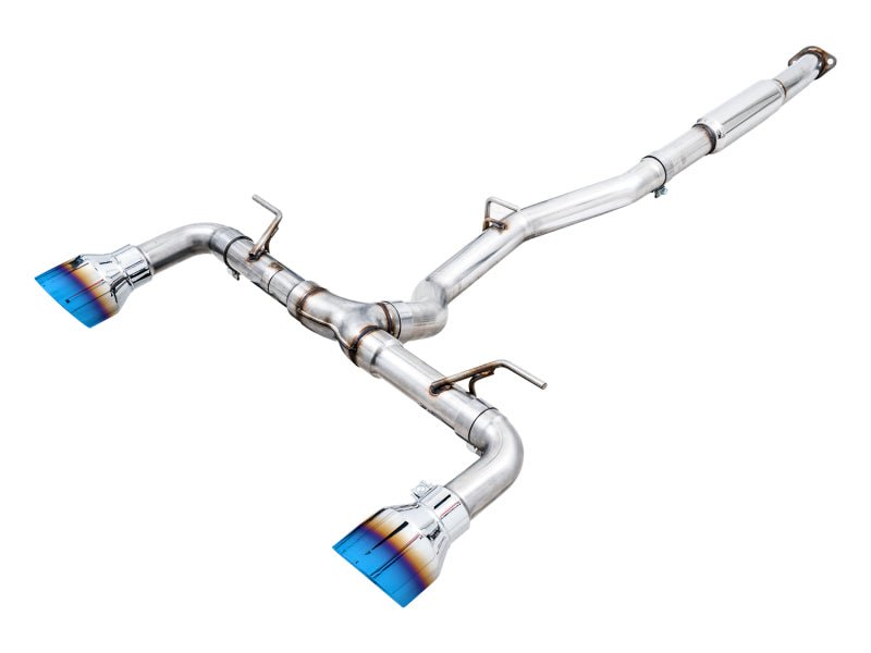 AWE Track Edition Exhaust for Subaru BRZ / Toyota GR86 / Toyota 86 / Scion FR-S - Vapor Blue Tips - Circuit Hero