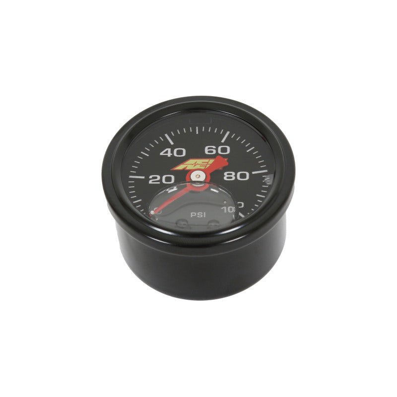 AEM 0-100 PSI Liquid Filled Mechanical Pressure Gauge - 1/8 NPT - Circuit Hero