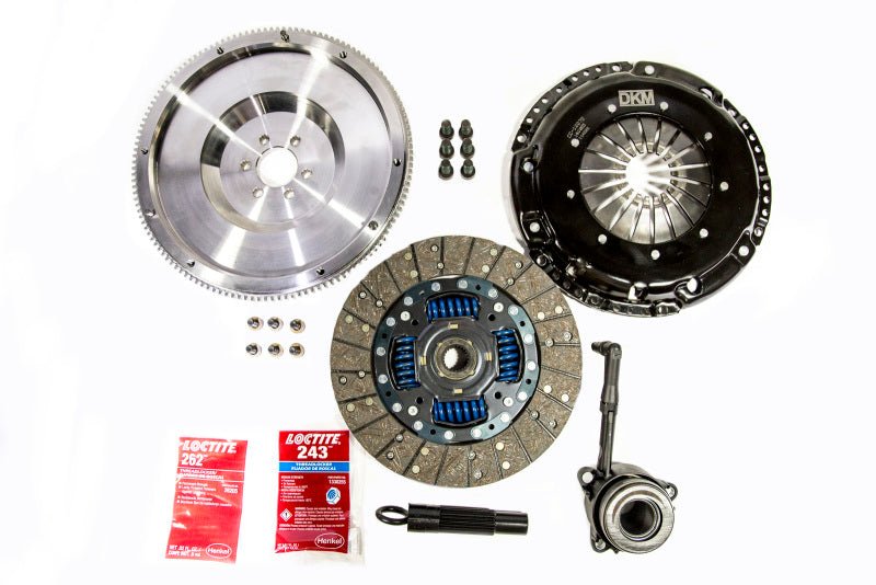 DKM Clutch 2.0 VW/Audi A3 TSI 8 Bolt Sprung Organic MB Clutch w/Steel Flywheel (440 ft/lbs Torque) - Circuit Hero