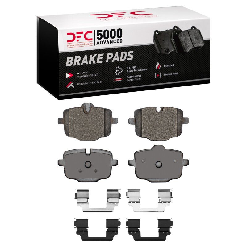 DFC 20-25 BMW X3 Rear 5000 Advanced Low Metallic Brake Pads and Hardware Kit - Circuit Hero