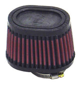 K&N Univ Clamp-On Air Filter - 1-3/4in FLG O/S 4in X 3in B 3in X 2in T 2-3/4inH OVAL - Circuit Hero