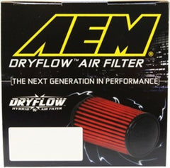 AEM 5.5in Base OD x 4.75in Top OD x 5in Height Conical Dryflow Air Filter - Circuit Hero