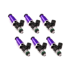 Injector Dynamics 1750-XDS - 60mm Length - 14mm Purple Top - 14mm Lower O-Ring (Set of 6) - Circuit Hero