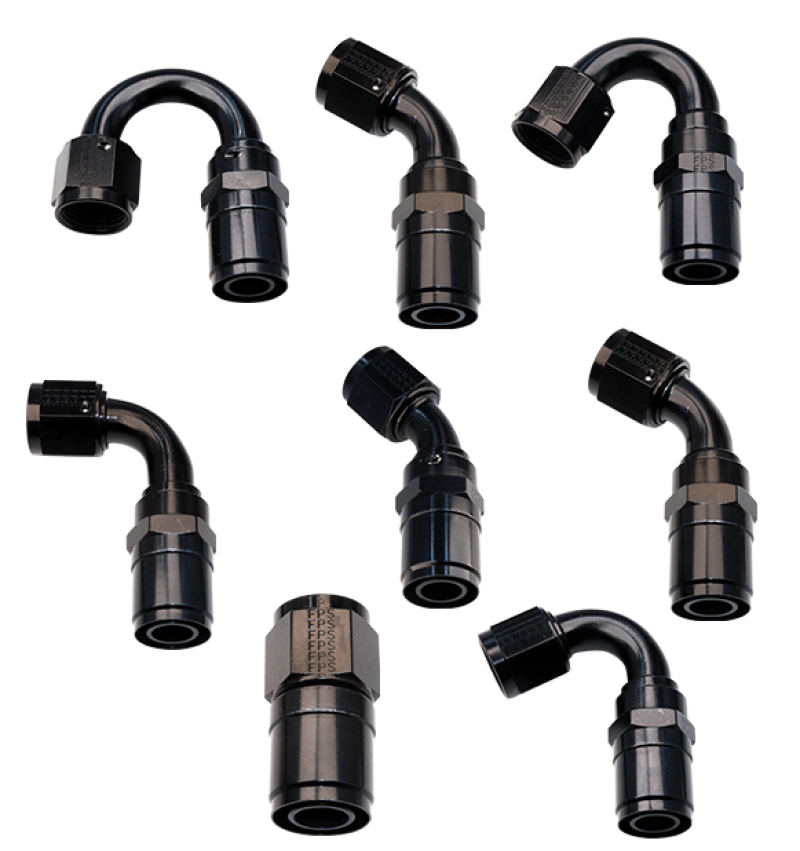 Fragola -8AN Race-Rite Crimp-On Hose End 90 Degree - Circuit Hero