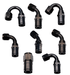 Fragola -8AN Race-Rite Crimp-On Hose End 90 Degree - Circuit Hero