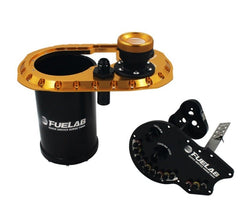 Fuelab Quick Service Surge Tank 2.0 w/No Lift Pump & No Surge Pump - Gold - Circuit Hero