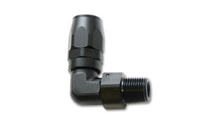Vibrant Male NPT 90 Degree Hose End Fitting -12AN - 1/2 NPT - Circuit Hero