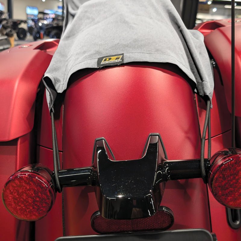 DEI Motorcycle Seat Shade w/Hooks/Straps/Storage Bag - Circuit Hero