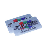 Circuit Hero Genuine Parts Brushed Metallic Decal