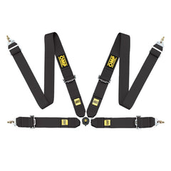 OMP Safety Harness First 3In 4 Points Black Fia 8854/98 - Circuit Hero