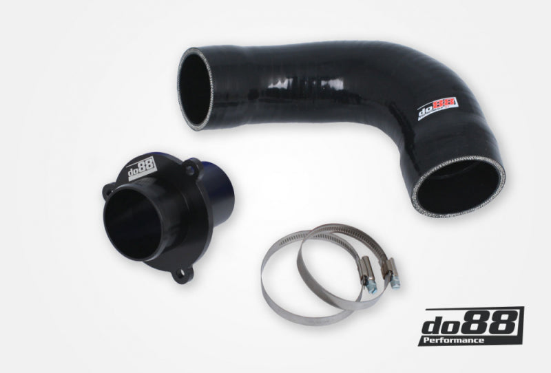 do88 VAG 1.8 2.0 TSI (MQB) Turbo Muffler Delete do88 TR-340 Black Hoses - Circuit Hero