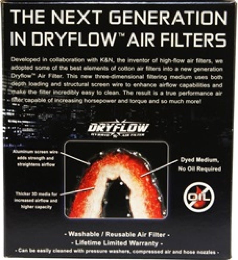 AEM 5.5in Base OD x 4.75in Top OD x 5in Height Conical Dryflow Air Filter - Circuit Hero