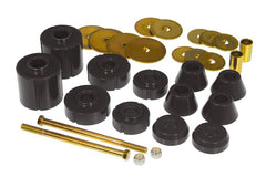 Prothane 67-72 GM Body Mount 12 Bushing Kit - Black - Circuit Hero