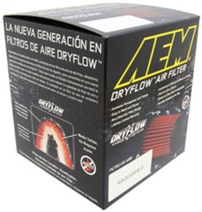 AEM 5.5in Base OD x 4.75in Top OD x 5in Height Conical Dryflow Air Filter - Circuit Hero