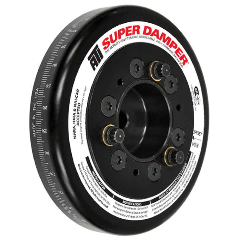 ATI Damper - 7.074in - Alum - 6 Grv - Scion/Subaru/Toyota - 4U-GSE - FA20 2.0L - 10 Percent UD - Circuit Hero
