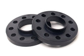 H&R Trak+ 20mm DR Wheel Spacers 5/112 Center Bore 66.5 Stud Thread 14x1.5 - Black - Circuit Hero
