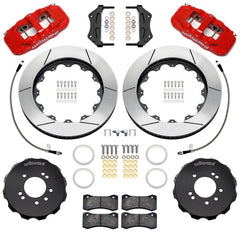 Wilwood 89-98 Nissan 240SX/89-94 Skyline/90-96 300ZX Aerolite 6R Front BBK w/ 14in SLT Rotors - Red - Circuit Hero