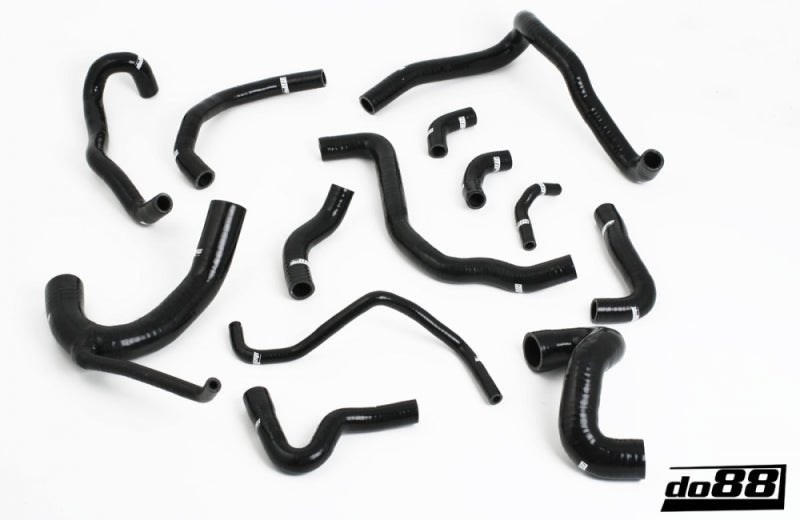 do88 98-02 Audi S4/RS4 2.7L BiTurbo (B5) Radiator Hoses - Black - Circuit Hero