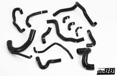 do88 98-02 Audi S4/RS4 2.7L BiTurbo (B5) Radiator Hoses - Black - Circuit Hero