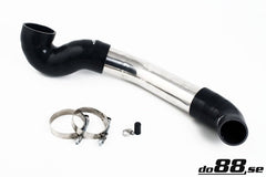 do88 Volvo S60R V70R 04-07 Lower Intercooler Pipe Black - Circuit Hero