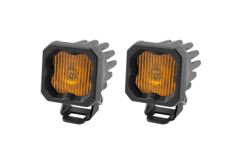 Diode Dynamics Stage Series C1 LED Pod - Yellow SAE Fog Standard ABL (Pair) - Circuit Hero