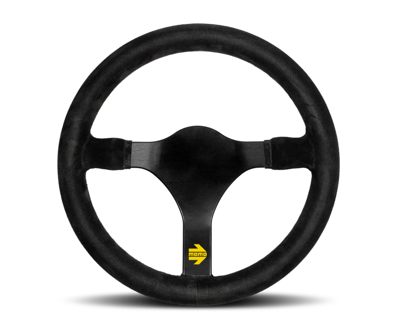 Momo MOD78 Steering Wheel 320 mm - Black Leather/Black Spokes - Circuit Hero